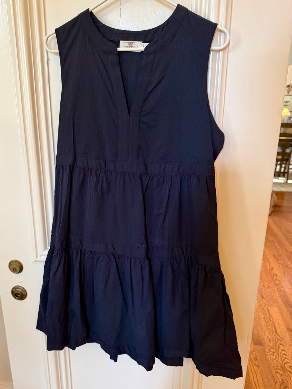 Black sleeveless Tiered Kids Dress -